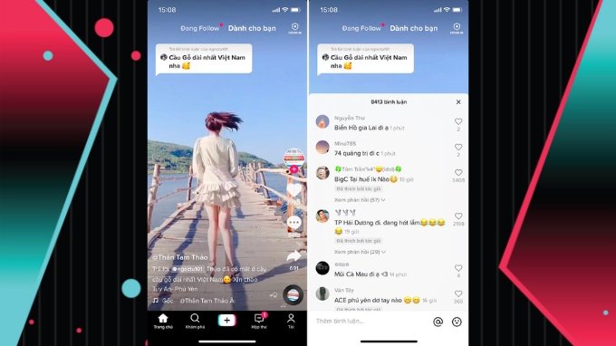 binh luan vao video nhieu view de tang follow tiktok