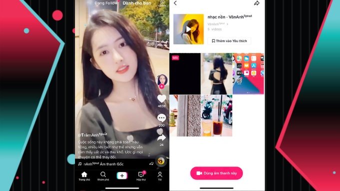 chen nhac vao video de tang follow tiktok smtraffic